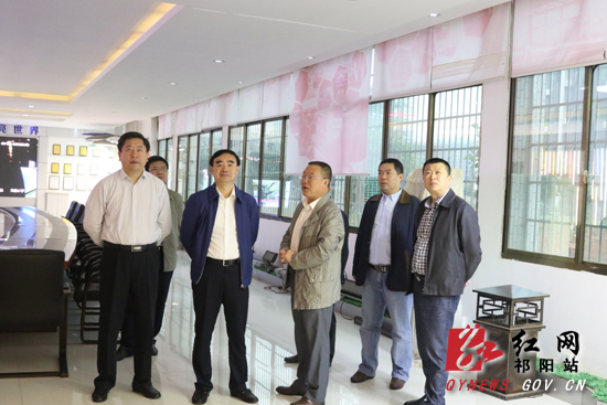 刘志军)4月25日,永州市副市长张常明深入祁阳调研重点项目建设