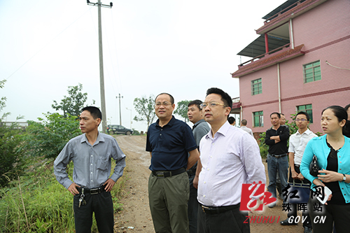 珠晖区委书记刘诗真检查指导全区防汛工作