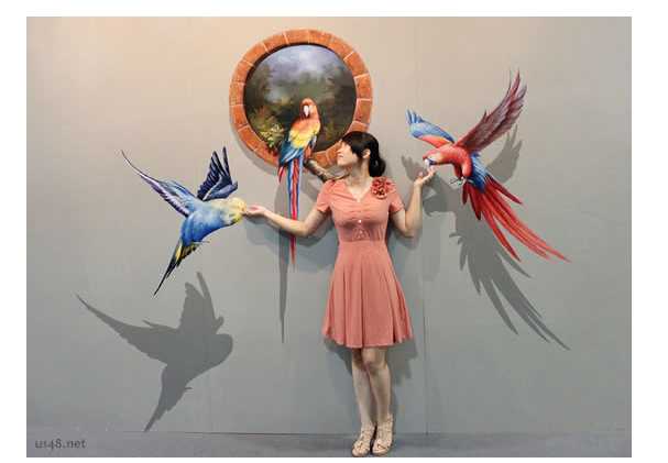 临其境的奇妙创意   内容预告:   3d立体画展是一种新颖的互动性展览