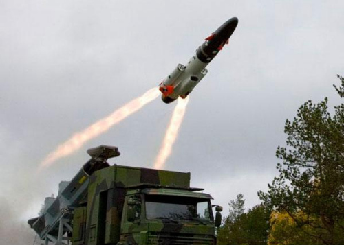 德国与瑞典联合研制的rbs 15 mk3反舰导弹近日在德国海军k130型轻护舰