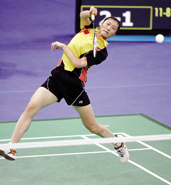 2004年8月19日,张宁获第28届雅典奥运会羽毛球女子单打金牌.