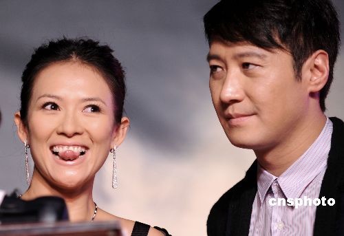 章子怡黎明《梅兰芳》mv发布会尽显默契