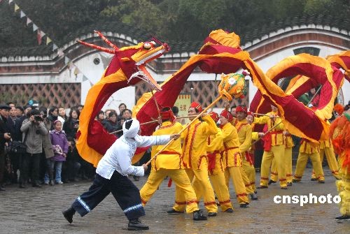 图:土家族传统民俗庆元宵