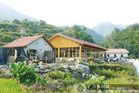 这是记者国庆期间在北流市民乐镇元常村雷冲组里看到的景象