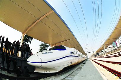 图文:武广客运专线26日通车