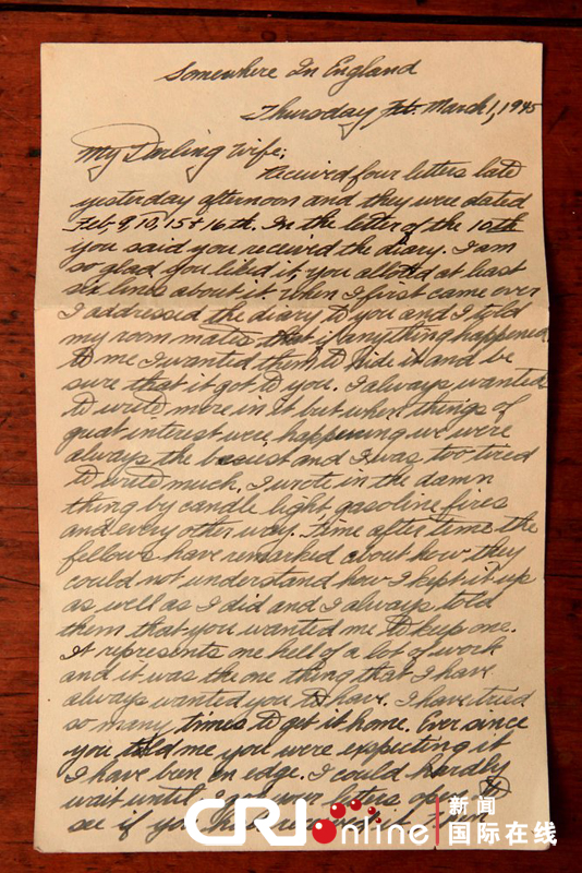 英国男子发现68年前二战王牌飞行员珍贵日记组图