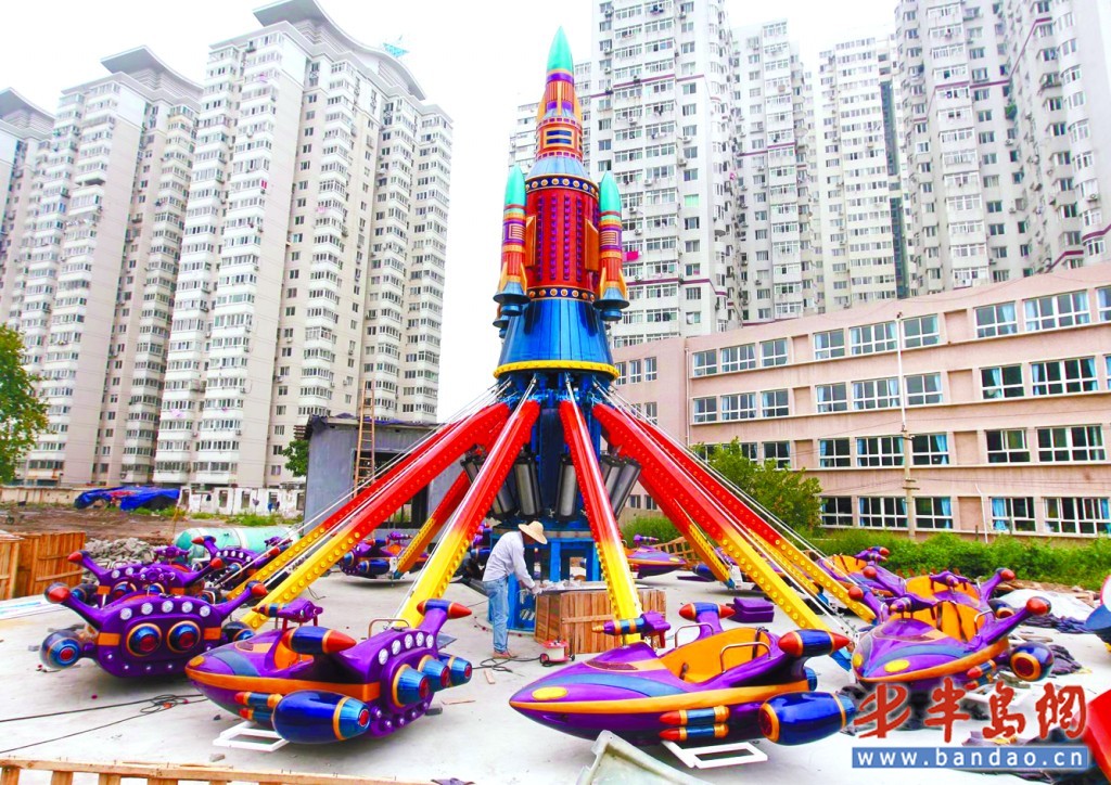 儿童新天地安装游乐设备