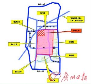 佛山禁货车路段图片