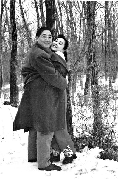 苏越,安雯1996年的合影.安雯供图