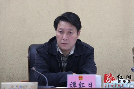 县人大常委会主任罗尔胜主持会议会议现场