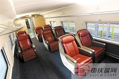 高速动车啥样商务座比飞机头等舱还高大上