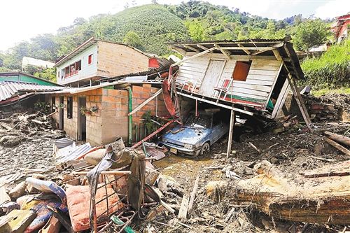 哥伦比亚山体滑坡