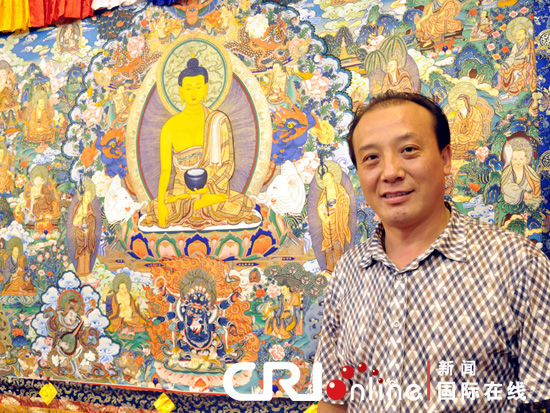 娘本——把热贡唐卡作为真正的艺术去传承(组图)