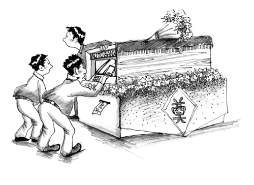 搬尸工偷分死者钱物一审获刑