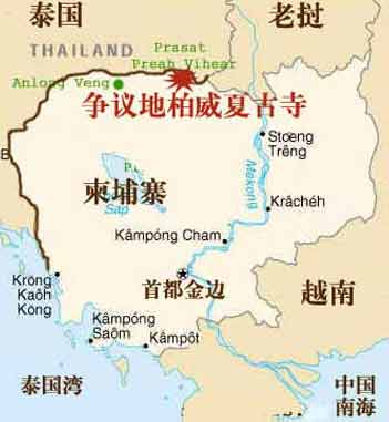 泰国地图位置世界地图图片