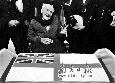 新华社发新华社专电世界上最长寿的男性,英国寿星亨利·阿林厄姆18日