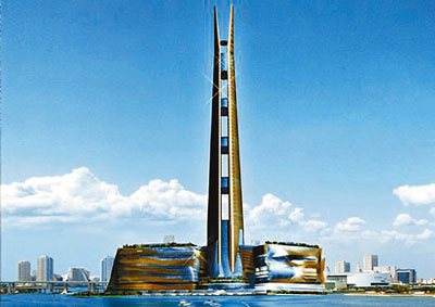 美国迈阿密筹建世界最高大楼 高度近千米(图)