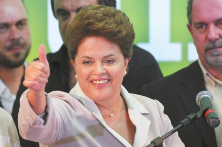 球踢得再好还是女人说了算 巴西诞生首位女总统