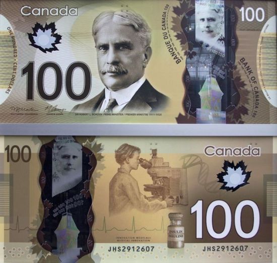 加拿大百元新钞将亚裔女性头像换为白人图