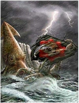 北海巨妖的天敌图片