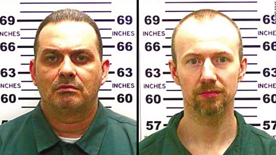 美国两个杀人犯从纽约州最严密监狱越狱了