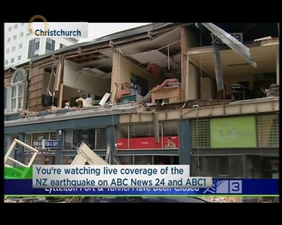 图文:新西兰南岛最大城市发生63级地震