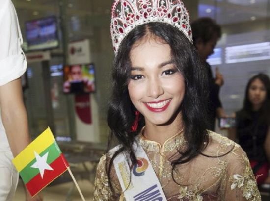 美蜜雅娜6月回缅甸时风光无限