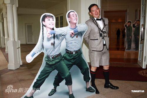 图文陈小春应采儿香港婚礼杜汶泽开心