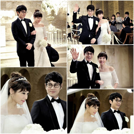 《别有用心的单身女》李珉廷朱相昱婚礼照