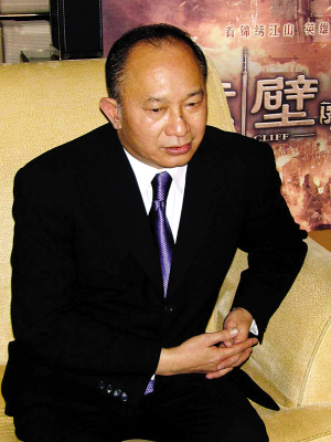 吴宇森(孙小文 摄)[链接]吴宇森导演昨天告诉记者,目前欧美版的《赤壁
