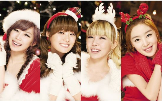 韩团secret变身圣诞女神传递节日祝福(图)