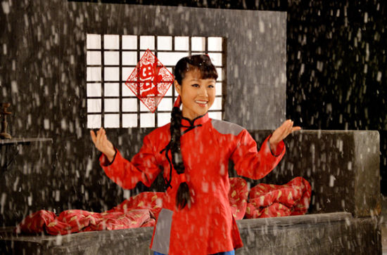春天发新歌 和毕福剑合拍《白毛女》mv