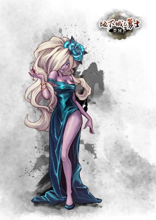 网游《dnf》全家福精美水墨首度曝光