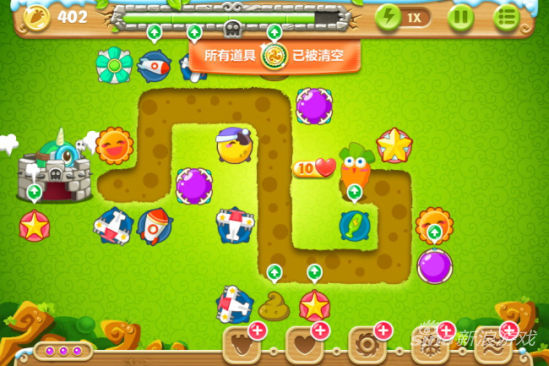 《保卫萝卜2》怪物堡垒和随机炮塔心得分享