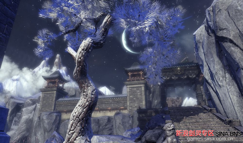 教你卡进剑灵白青山脉未开放地图飞月峰2