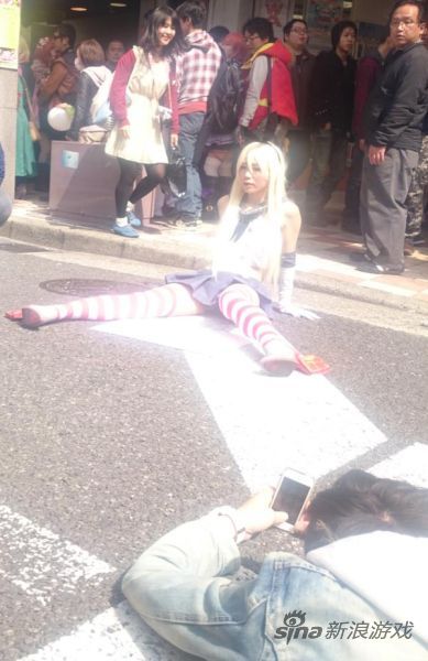 日本桥动漫游行无节操全是偷拍coser裙底的变态