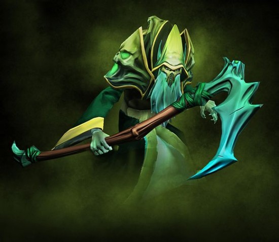 提到nec的镰刀饰品的做的很成功,可是身体部件永远是个老头法师的模样