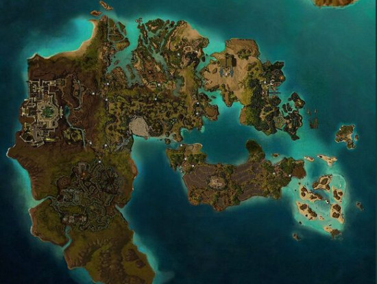 激战2的地图全貌 致我们所在的世界泰瑞亚(2)