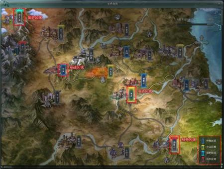 世界地图中的野外场景江湖指南助你轻松游江湖游戏内"江湖指南"会为