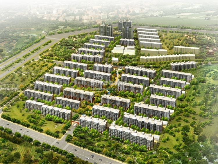 望都新地 规划图 鸟瞰