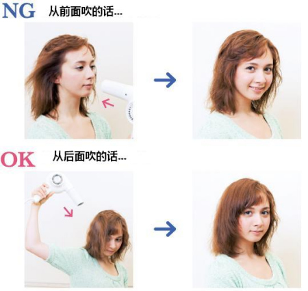 如何吹头发才能唤起发型的最理想状态(组图)