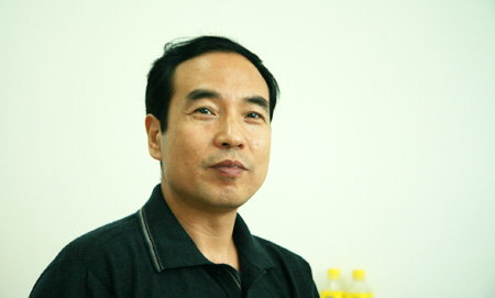 图为北京育龙房地产开发有限责任公司总经理焦建国