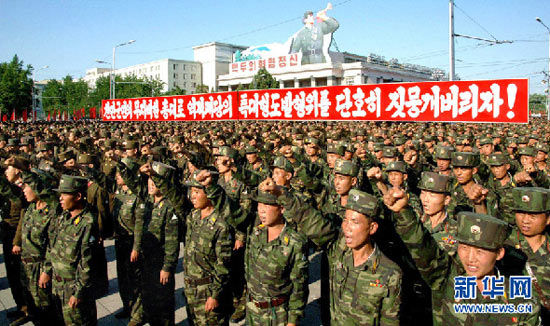 朝鲜人民军将领称朝韩间只剩火对火物理对决