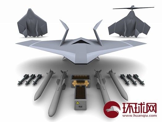 印度国防研究与发展组织正在研制的一款名为"奥拉"的隐形无人轰炸机的