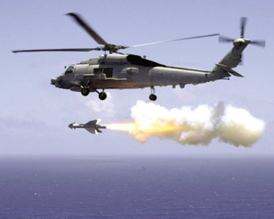 巴西海军为其直升机购买企鹅反舰导弹图