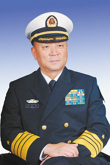 资料图:中国海军司令员吴胜利