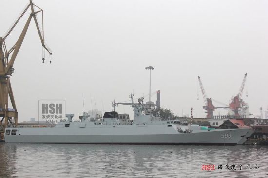 596号护卫舰可能被命名为惠州号,交付驻港部队