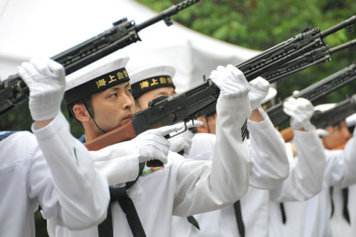 日本自卫队 军官图片