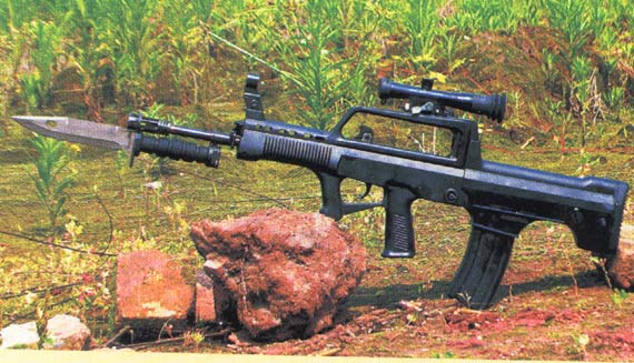 图文中国制97式突击步枪已经装备斯里兰卡军队