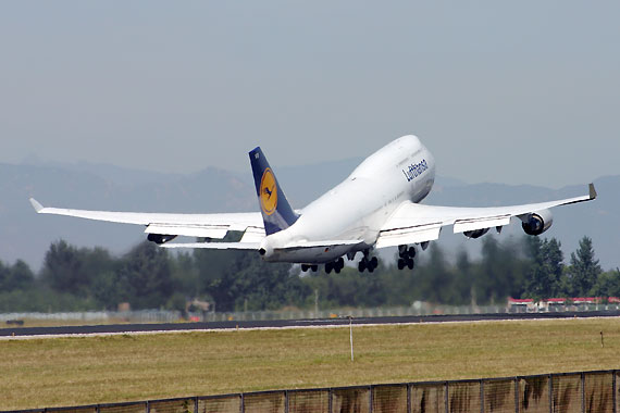 資料圖:漢莎航空波音747客機